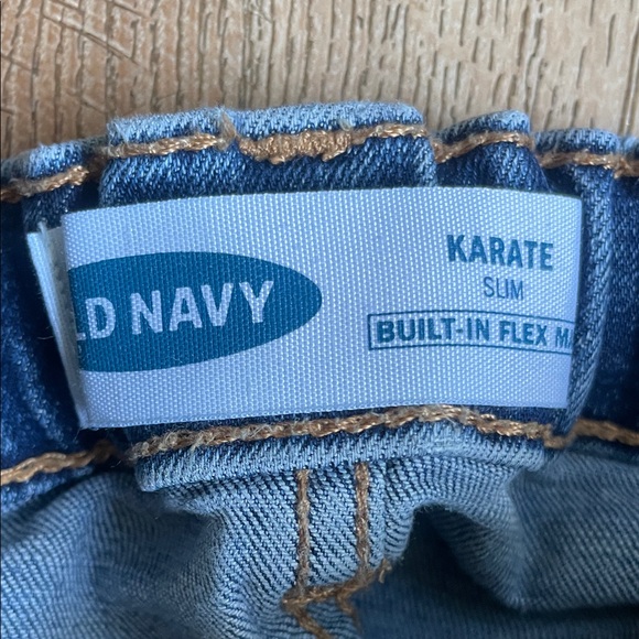 Set of 2 Old Navy Dark & Light Blue Denim Skinny Kids’ Jeans | Size 10 - Picture 2 of 15